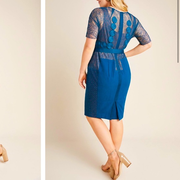 Anthropologie Byron Lars Carissima Sheath Dress18W - Picture 9 of 12